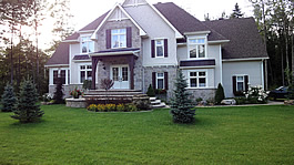 Archambault Paysage, conception d'aménagement paysager et jardin d'eau, pose et nettoyage de pavé-uni, gazon naturel et synthétique.